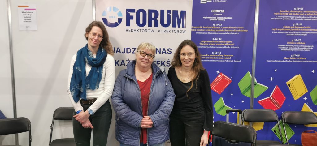 Poznańskie Targi Książki odwiedziny na stoisku Forum Redaktorów i Korektorów